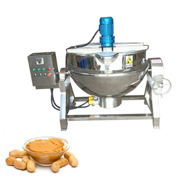 Commercial Chili and Peanut Sauce Cook Pot with Shiitake Mushroom Paste Making Jacket Kettle