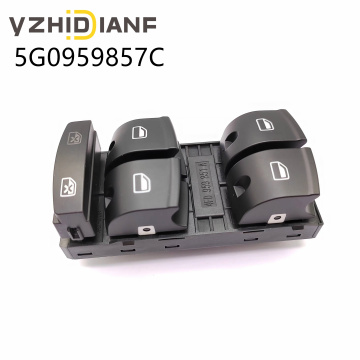 Front Left Power Window Switch 5G0959857C - Kompatibel med MK7 VW GTI, Golf 7, Passat B8