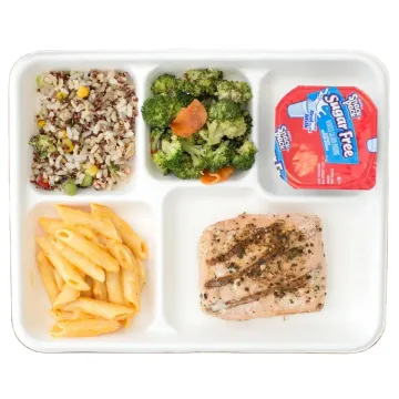 Bagasse 5Compartment Lunch Plate Paper Pulp Food Tray
