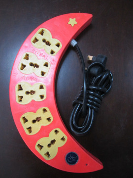 Electric Extension Socket No. 010 with 5 Outlets