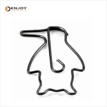 Custom Penguin-Shaped Metal Paper Clips