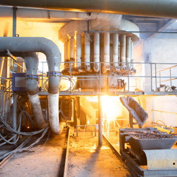 Gas-fired cupola furnace for rockwool