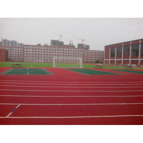 Courts adhésifs de liant de colle de polyuréthane portable Sports Surface Flooring Athletic Running Track