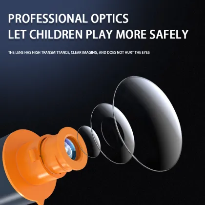 150x-300x-600x Microscope & 12x-24x Telescope Educational Toy for Kids