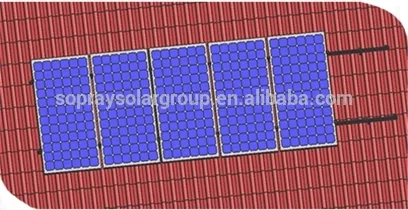 Roof or ground mounting pv and solar panel stand