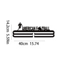 Customized Bronze Antique Metal Medal Rack Plated and Die Cut with Sports Logo for Souvenir and Gift