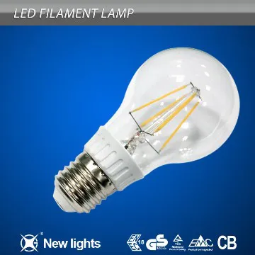 High lumen 120lm/w led filament bulb 2700K
