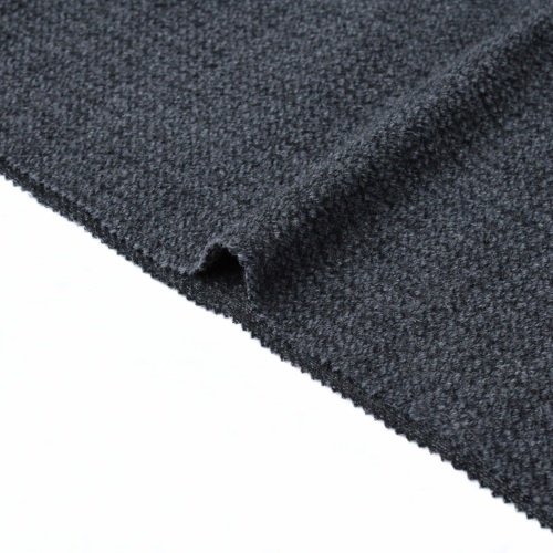 पुरुषों के लिए गहरे भूरे रंग का ऊनी पॉलिएस्टर परिधान कपड़ा