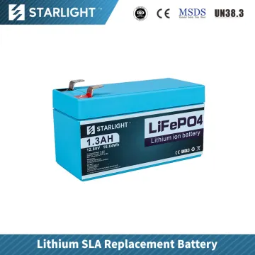 12.8V 1.3AH LiFePO4 Battery Replace Lead Acid Battery