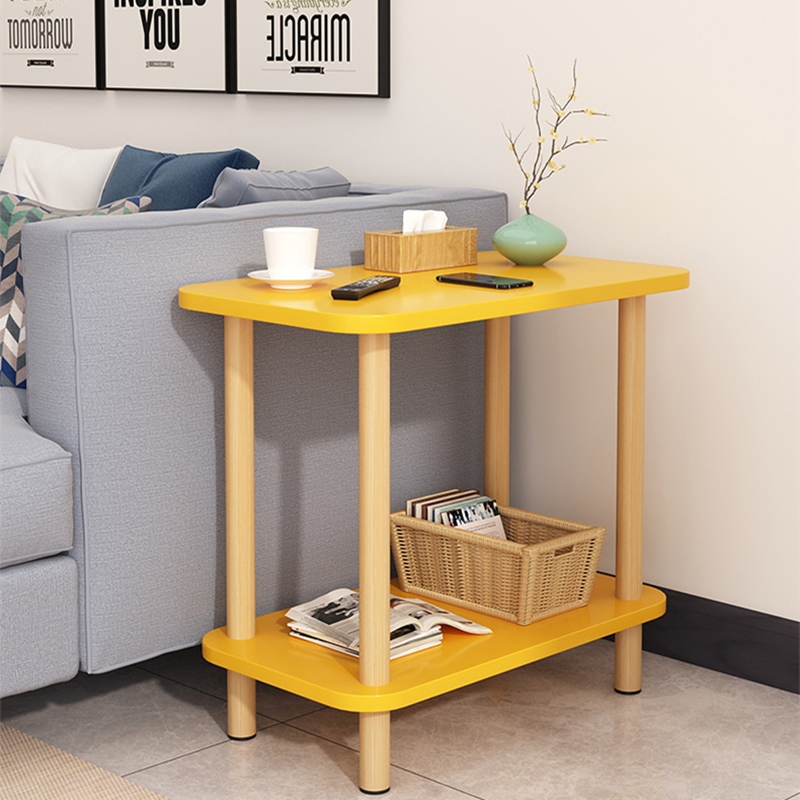 Contemporary Small End Table with Storage