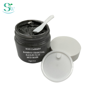 Natural Bamboo charcoal kaolin clay mud mask