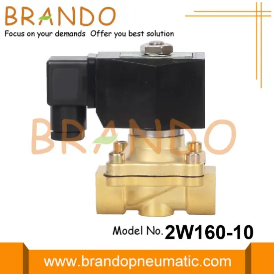 3/8'' Electric Brass Solenoid Valve Water 220V AC