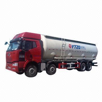Cement Tank Truck, CA1312P21K2L2T4E Chassis, 320hp, 9JS119 Gear, 40m³ Tank Volume, 40 Tons Load