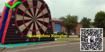Popular game inflatable soccer/foot dart game for adult