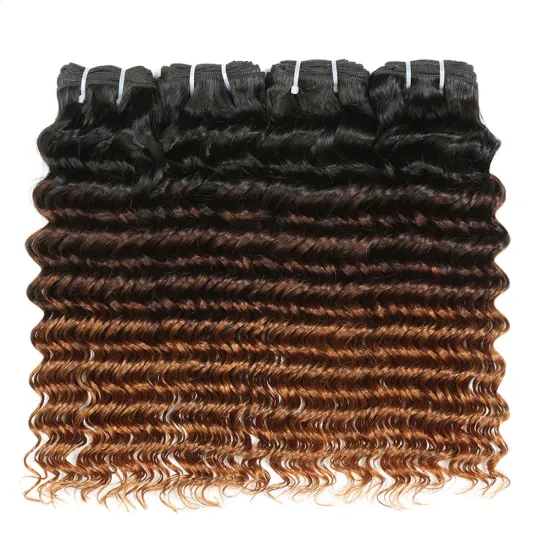 Uniky Brazilian virgin remy human hair bundles with frontal ombre hair extensions
