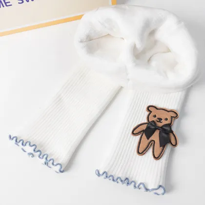 Children's plush warm leggings