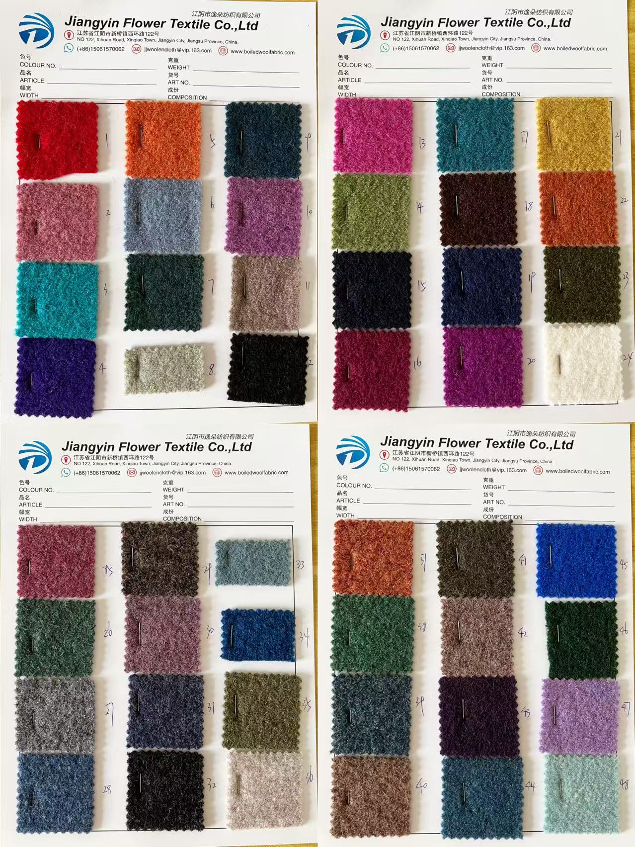 JJ-024  colour card1