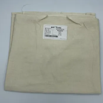 Hygroscopic Nylon Rayon Blend Bark Wrinkled Fabric
