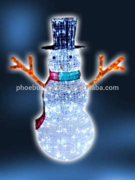 LED christmas light for 3D decoration led snowman