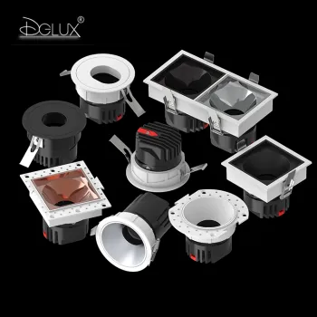 DGLUX High Quality Die-cast Aluminum COB LED Spotlight - Adjustable Recessed Lighting