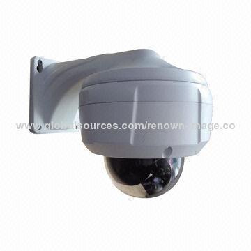 Network IP Camera with Water- and Vandal-resistant Features, Maximum IR Distance of 50m