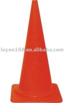 orange/blue traffic cone