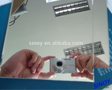 LES VENTES CHAUDES! SINOY 2 MM Transparent cuivre sans plomb argent miroir feuille de verre / verre miroir feuille avec double peinture FENZI enduit