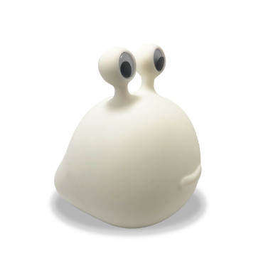 Lampada atmosfera da cartone animato: regalo di giocattolo carino con tappo leggero notturno al silicone per la ricarica