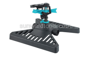 Plastic Impulse Sprinkler on butterfly sled base