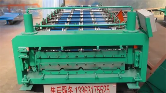 Cutting Style metal galvanized roofing sheet roll forming