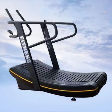 Commercial gym fitness treadmill Air Runner Non-motorized Unpowered Curved Treadmill commercial manual treadmill