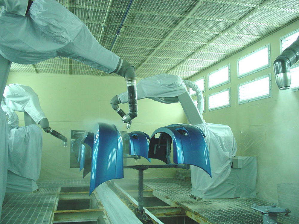 automotive parts spray coating service