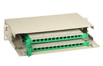 2u Rack Mount Fiber Optic Odf For Fiber Optic Network Solution
