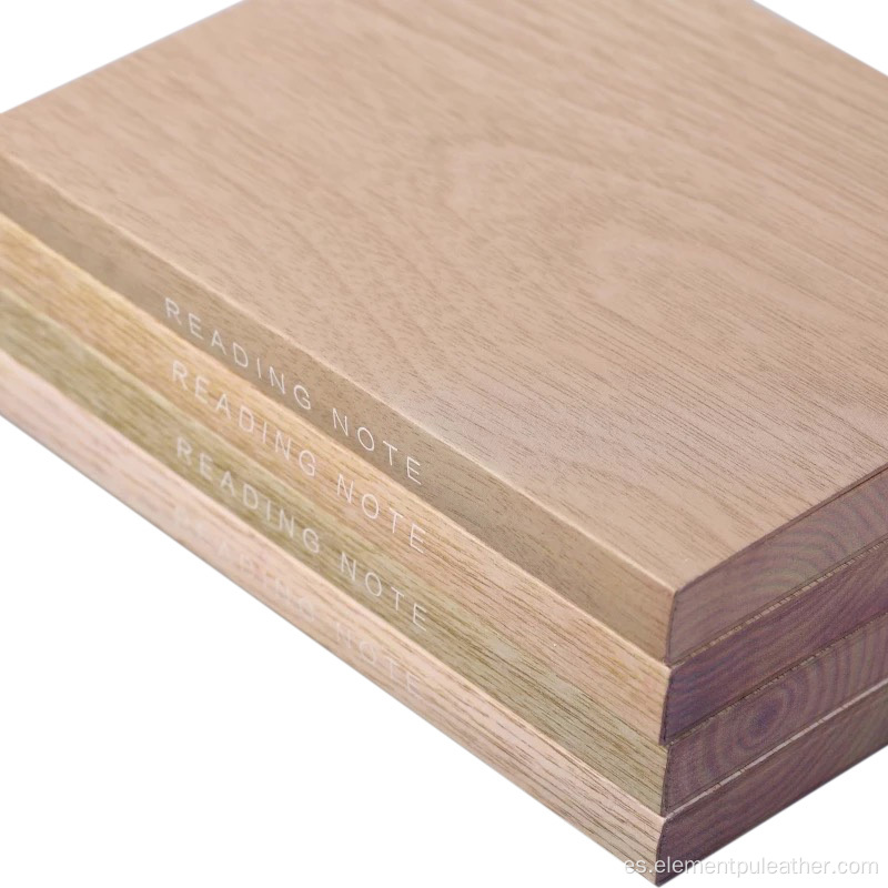 Papel de grano de madera impermeable decorativo para libro moderno