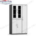 Metal Case Cabinet Glass Door with Five Doors