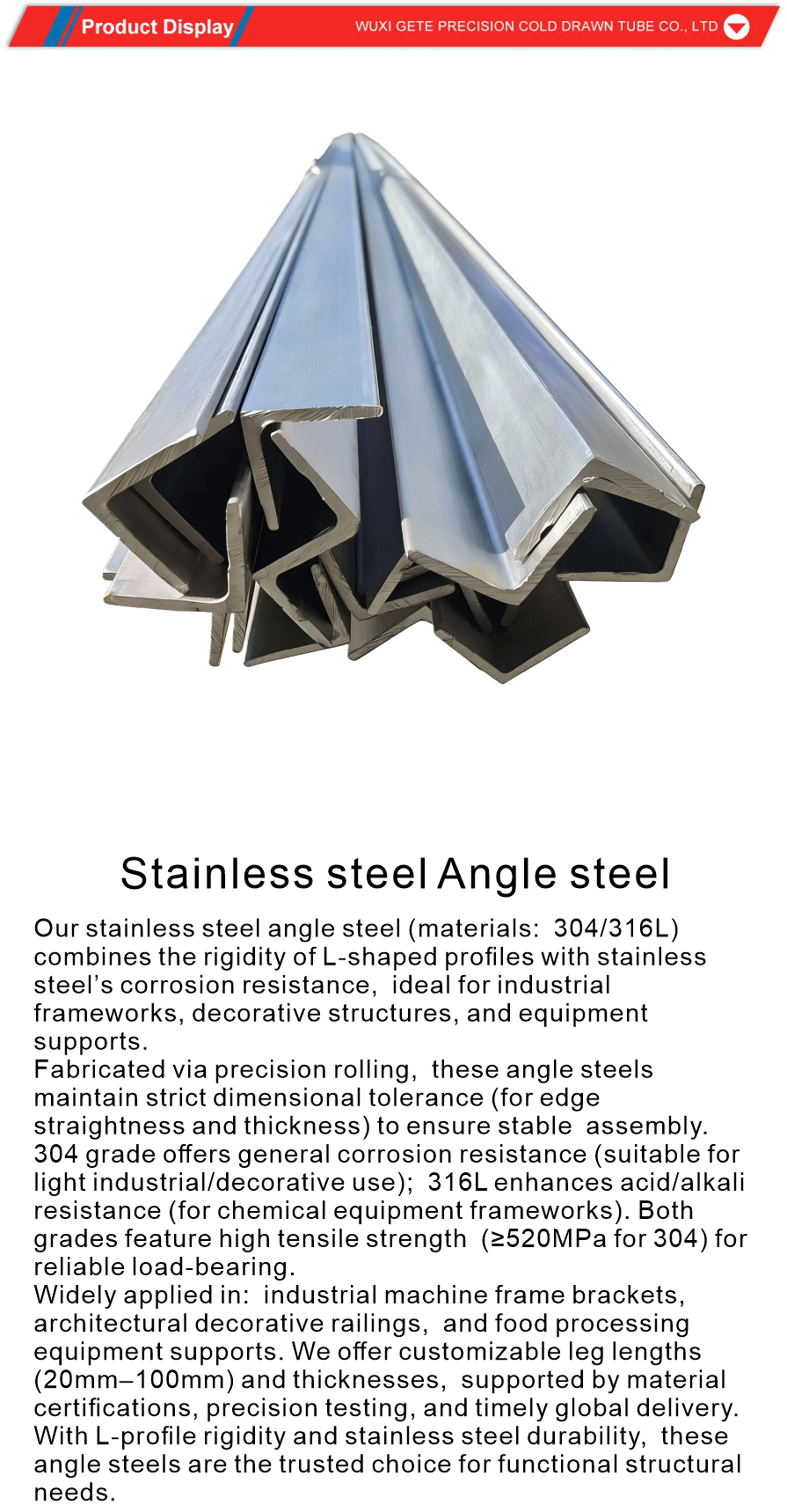 stainless steel angle hardware