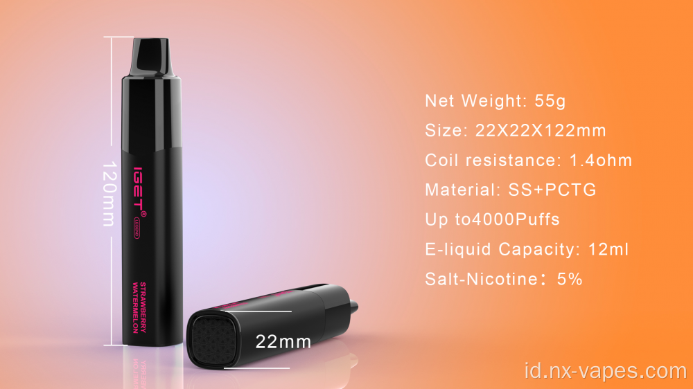 Legenda Iget Iget Vape sekali pakai