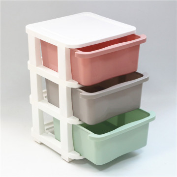 Tiered Caster Cabinet Home Bedroom Bath Room Wide Office Games Cloth