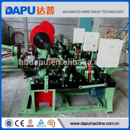National defense iron barbed wire fence making machine