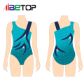 Crystal Rhinestone Gymnastic Leotard for Girl