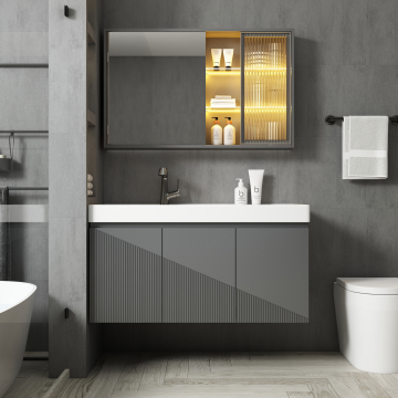Custom Size PVC and Plywood Bathroom Cabinets for Engineering Projects