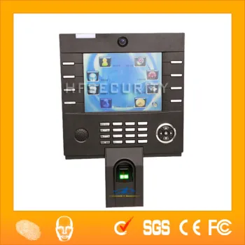 Camera Touch screen Fingerprint Wifi/GPRS Battery Card Time Attendence System