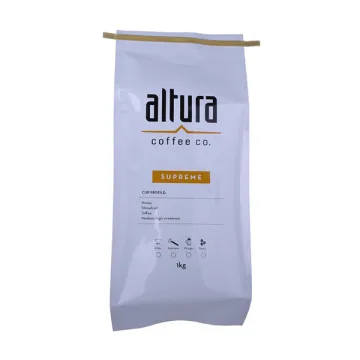 biodegradable degassing valve tin tie coffee bag