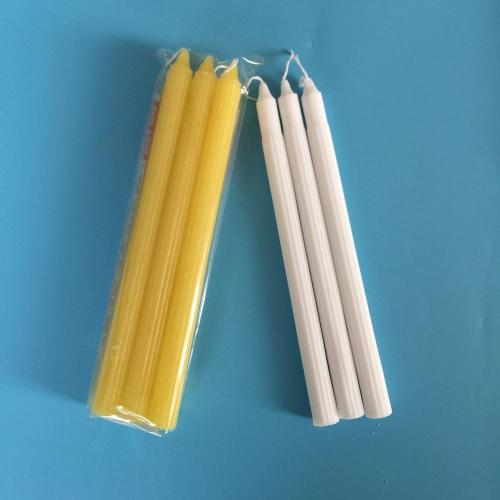 30-35Gram White Fluted Candle Exporter