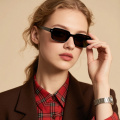 Star - Accent Rectangle Acetate Sunglasses