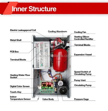 Cafos 10KW Electric Heating Boiler - Reliable Performance Heating Floor Boiler