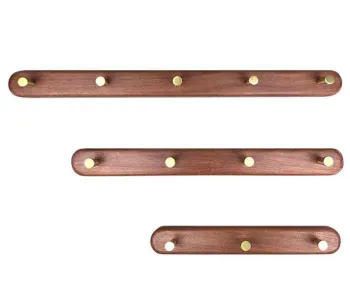Wall-mounted Minimalist Wooden Coat Rack