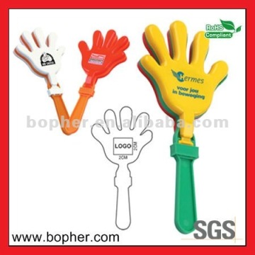 promotional plastic hand clappers with logo