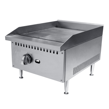 Commercial 4 Burner Gas Griddle 304SS Stainless Steel Flat Grill