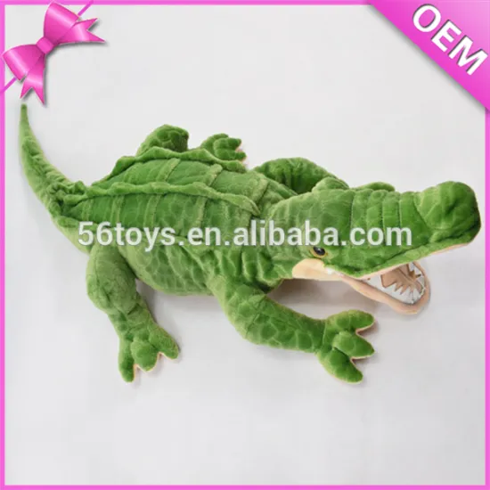 Cute Super Soft Baby Toys Stuffed Animals High Quality Green Plush Toy Crocodile